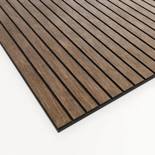 Wandpaneel Eiken Prezzo Mid Brown model 1 - Eiken fineer - Vierkant model A Merkproduct